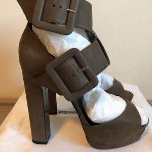 Pierre Hardy Buckle Platform Sandals 39